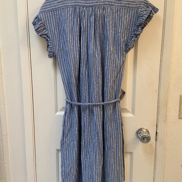 Isabelle Sinclair for Anthropologie flutter sleeve striped dress - Picture 5 of 5